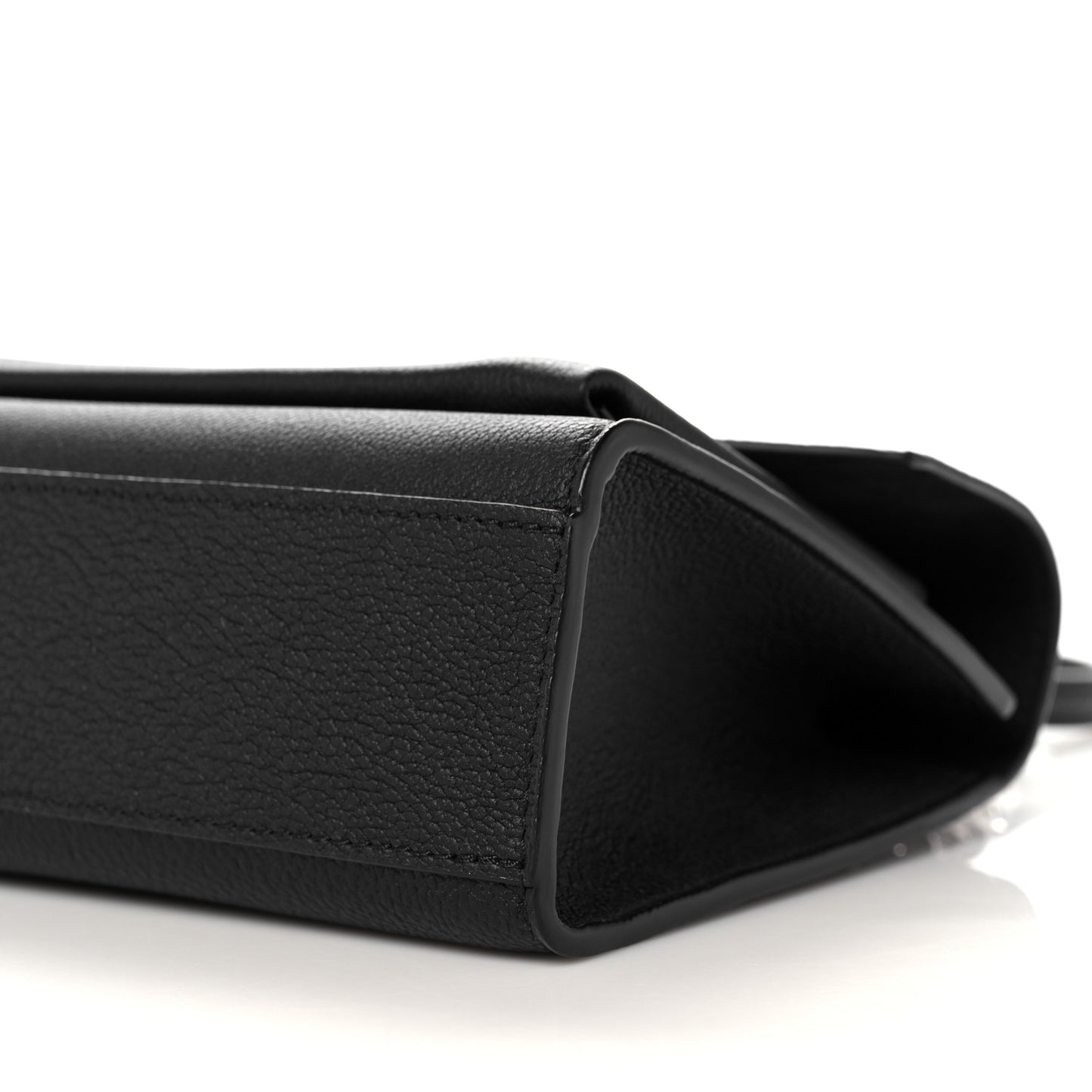 Soft Calfskin Mylockme Chain Bag BB Black