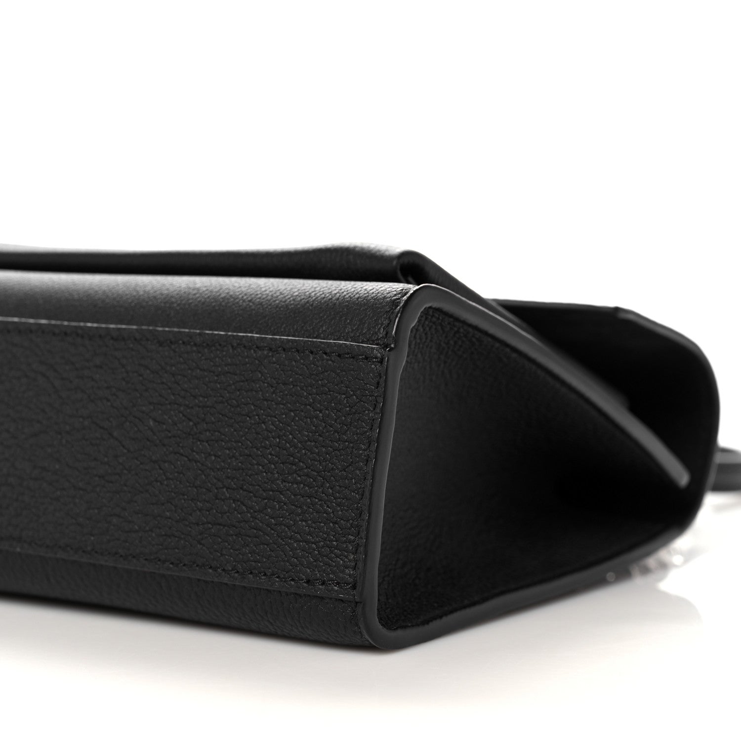 Louis Vuitton Soft Calfskin Mylockme Chain Bag BB Black 8 of 9