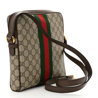 Gucci GG Supreme Monogram Web Small Ophidia Messenger Bag Brown 3 of 11