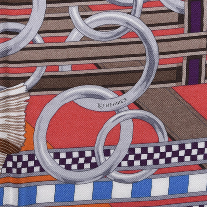 Hermes Cashmere Silk Brides Et Gris Shawl 140 3 of 4