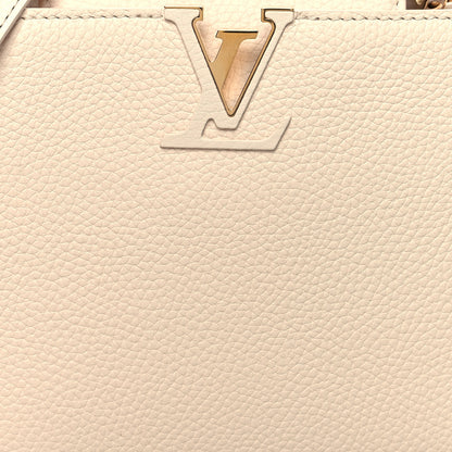 Louis Vuitton Taurillon Capucines BB Snow 8 of 11
