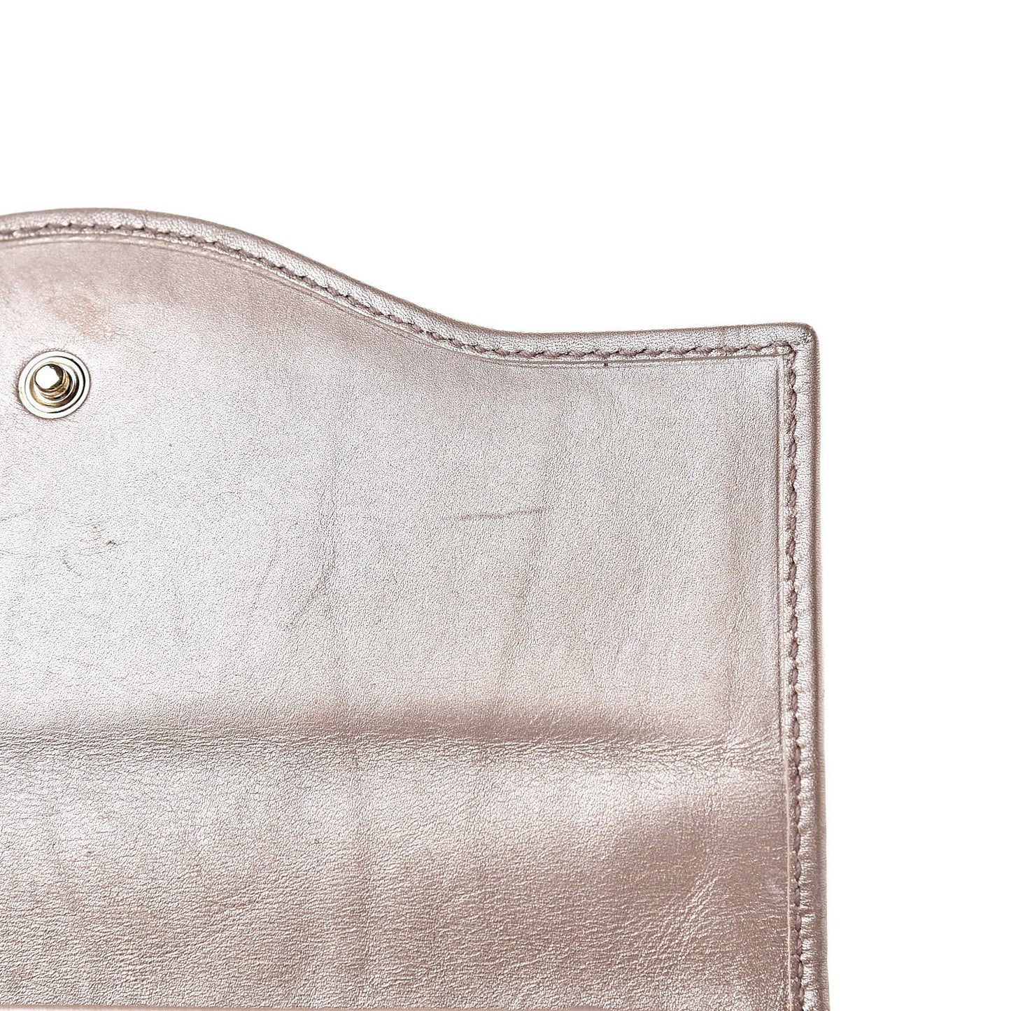 Metallic Soft Microguccissima Sukey Continental Wallet Dark Cipria