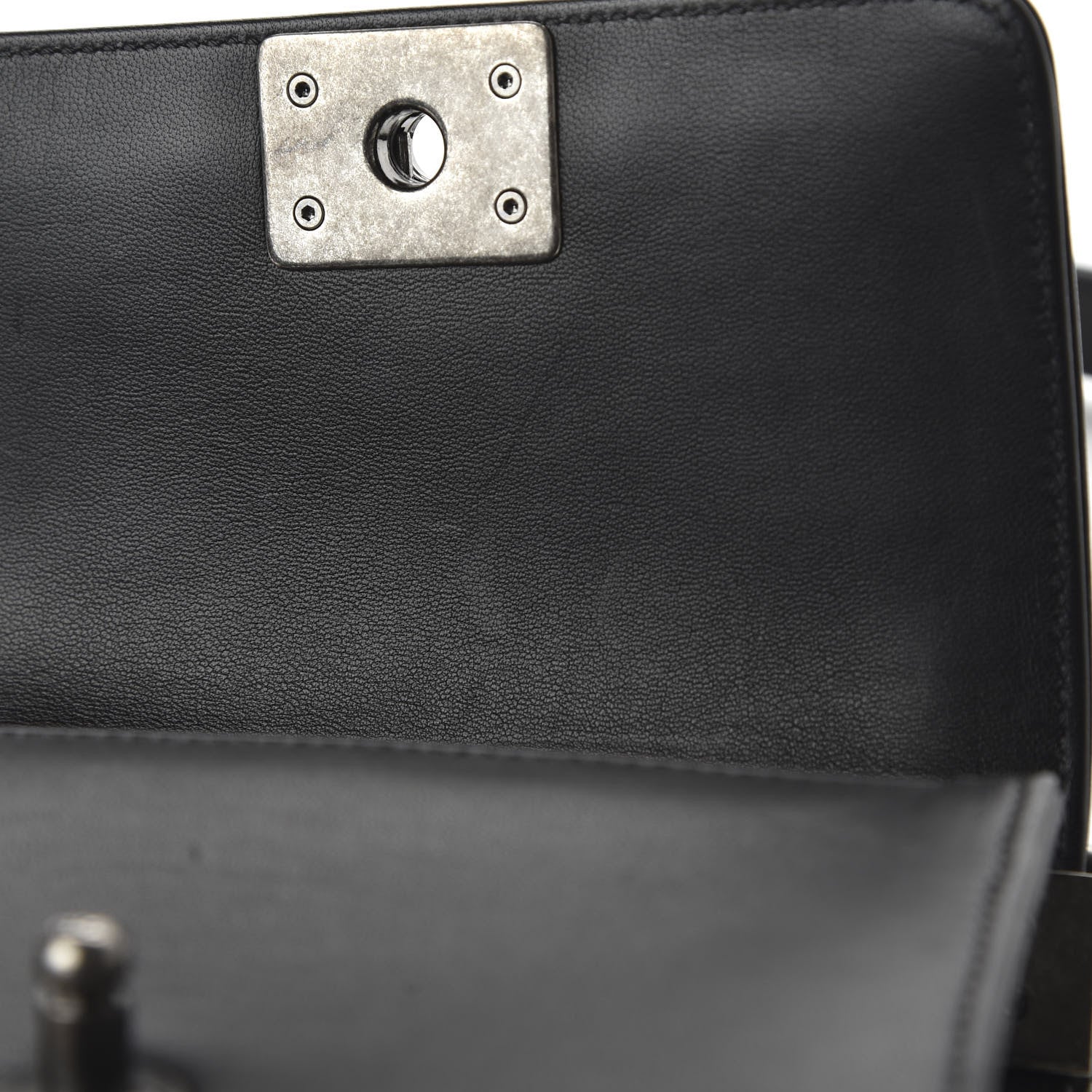 Chanel Lambskin Tweed Mini Boy Flap Black 14 of 14