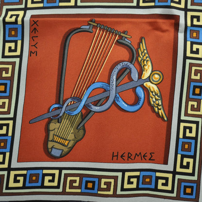 Hermes Silk Greek God and Goddess Mythology Scarf 90 5 of 7