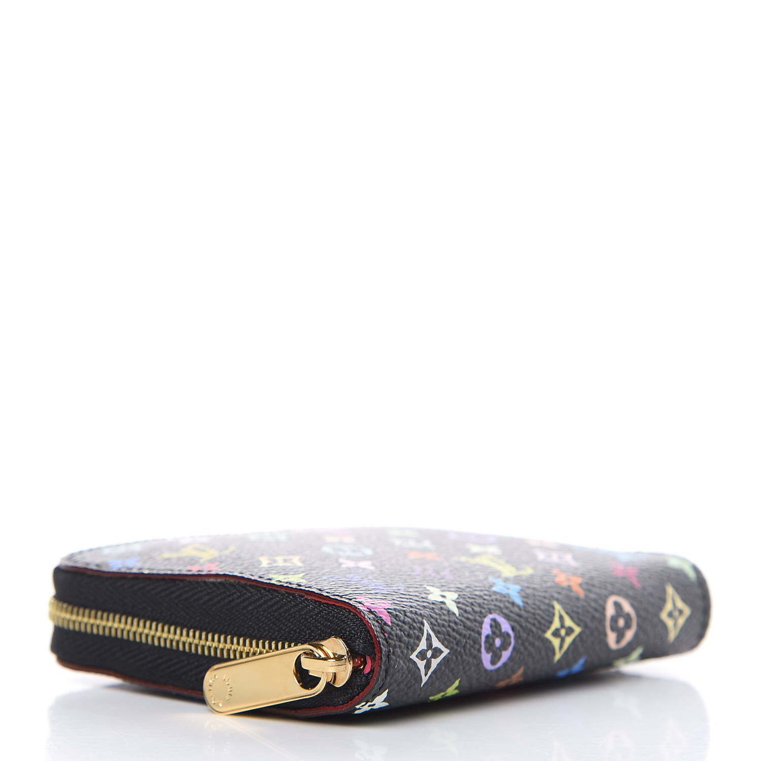 Louis Vuitton Monogram Multicolor Zippy Coin Purse Black Grenade 4 of 6
