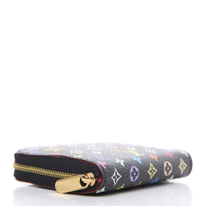 Louis Vuitton Monogram Multicolor Zippy Coin Purse Black Grenade 4 of 6