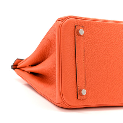 Hermes Taurillon Clemence Birkin 30 Feu 9 of 11