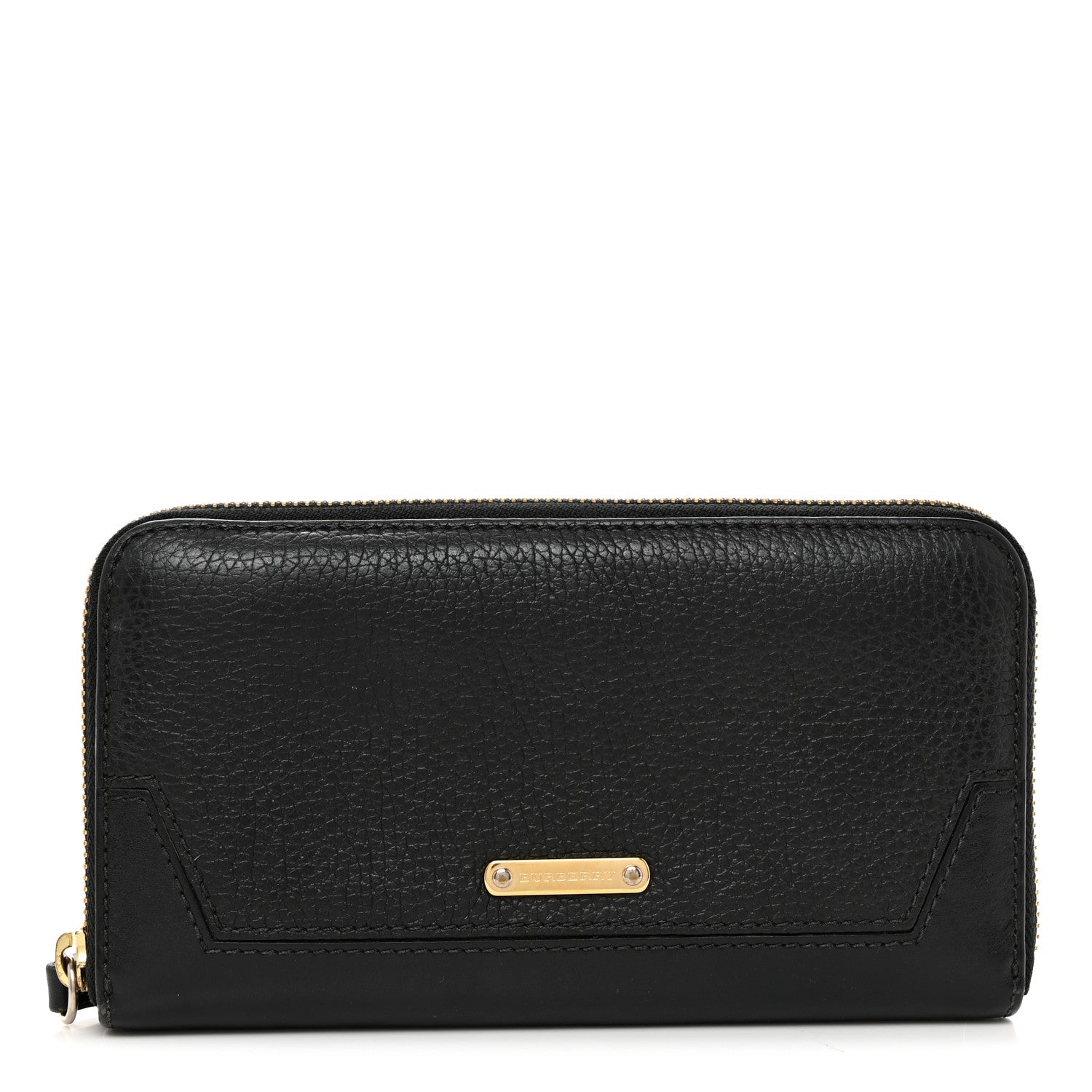Burberry Calfskin Ziggy Zip Around Wallet Black 1 of 6