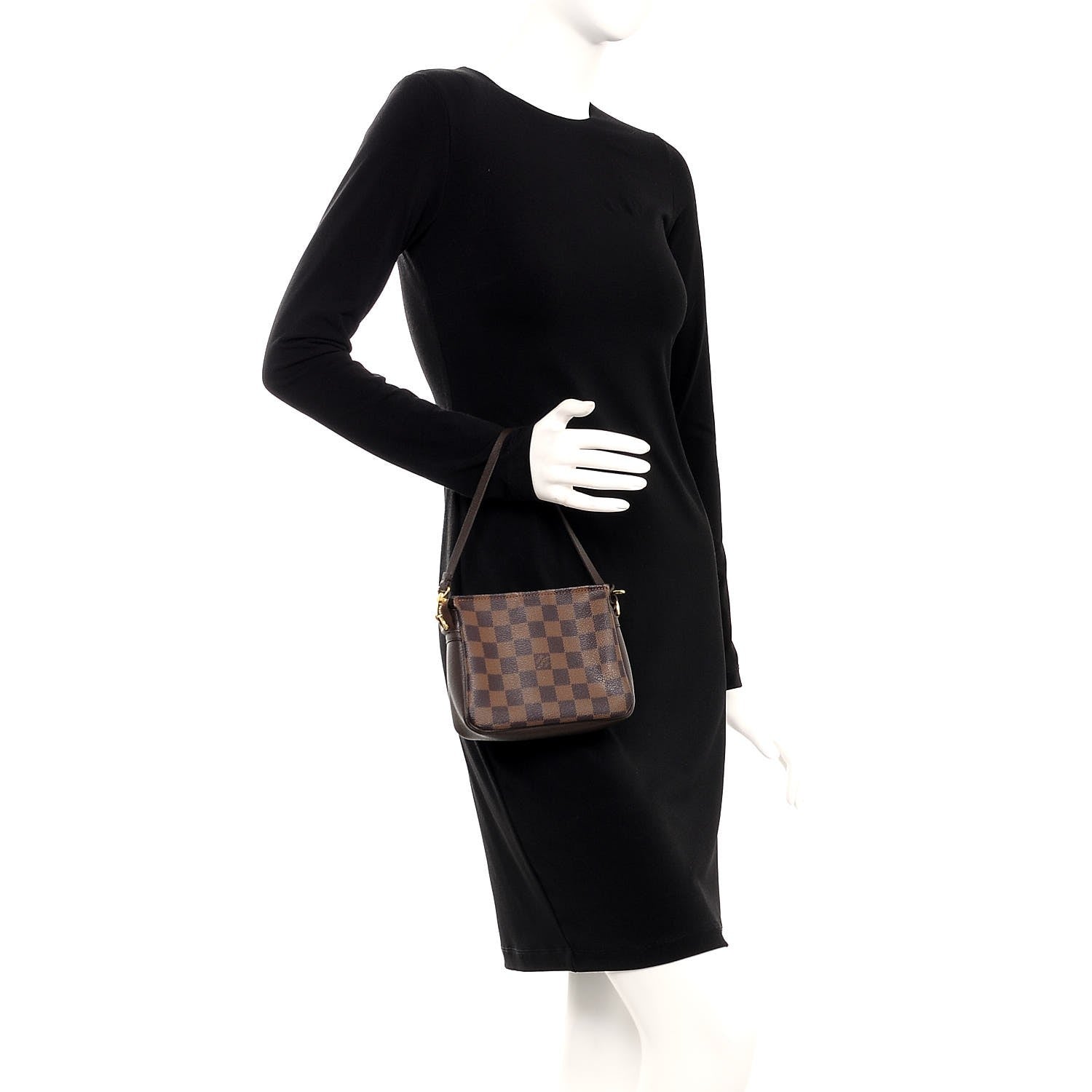 Louis Vuitton Damier Ebene Trousse Make Up Bag Pochette 2 of 9