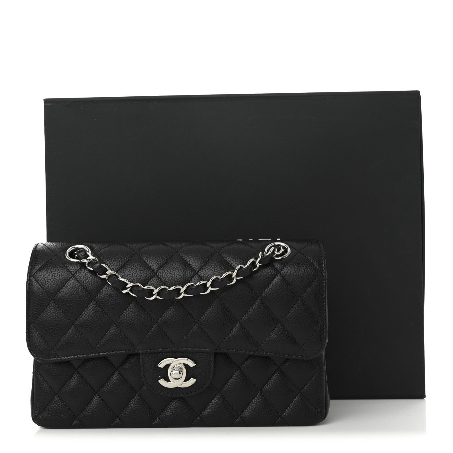 Chanel Caviar Quilted Small Double Flap Black 12 of 12