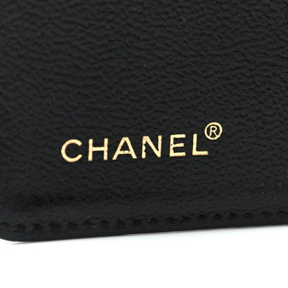 Chanel Goatskin Small Ring Agenda Planner Black 6 of 7