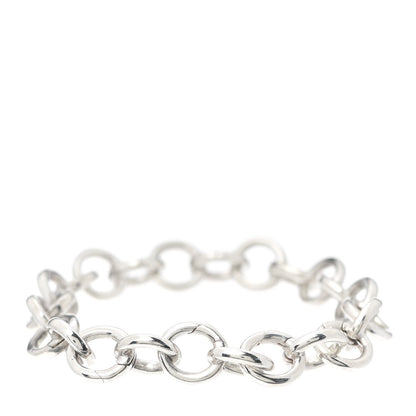 Tiffany Sterling Silver Oval Clasping Link Bracelet 3 of 4