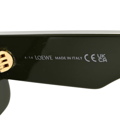 Loewe Acetate Rectangular Sunglasses LW40101I Dark Olive 5 of 7