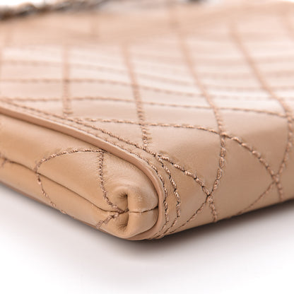 Chanel Calfskin Wild Stitch Small Shopping Tote Beige 8 of 11