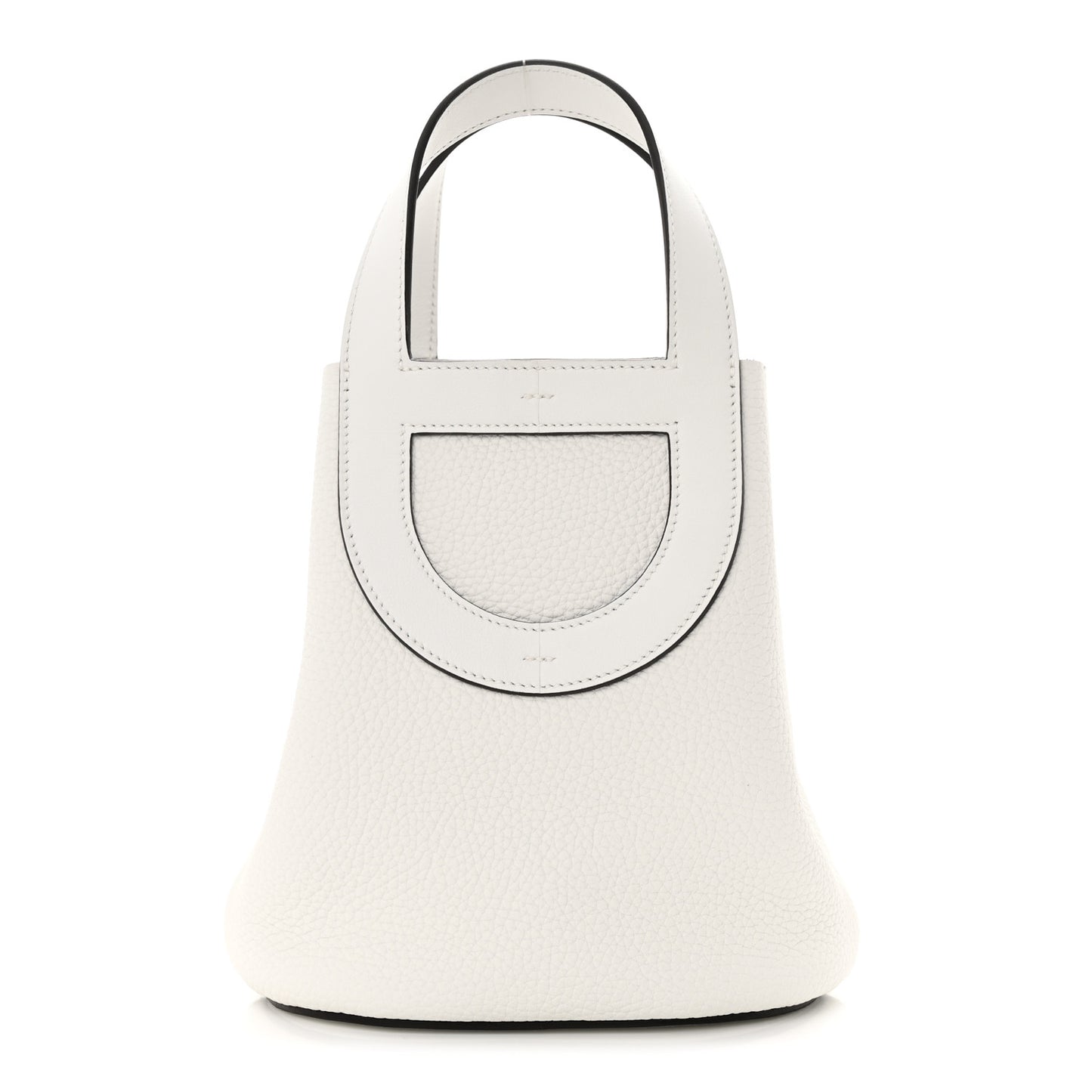 Taurillon Clemence Swift In-The-Loop 18 Bag New White