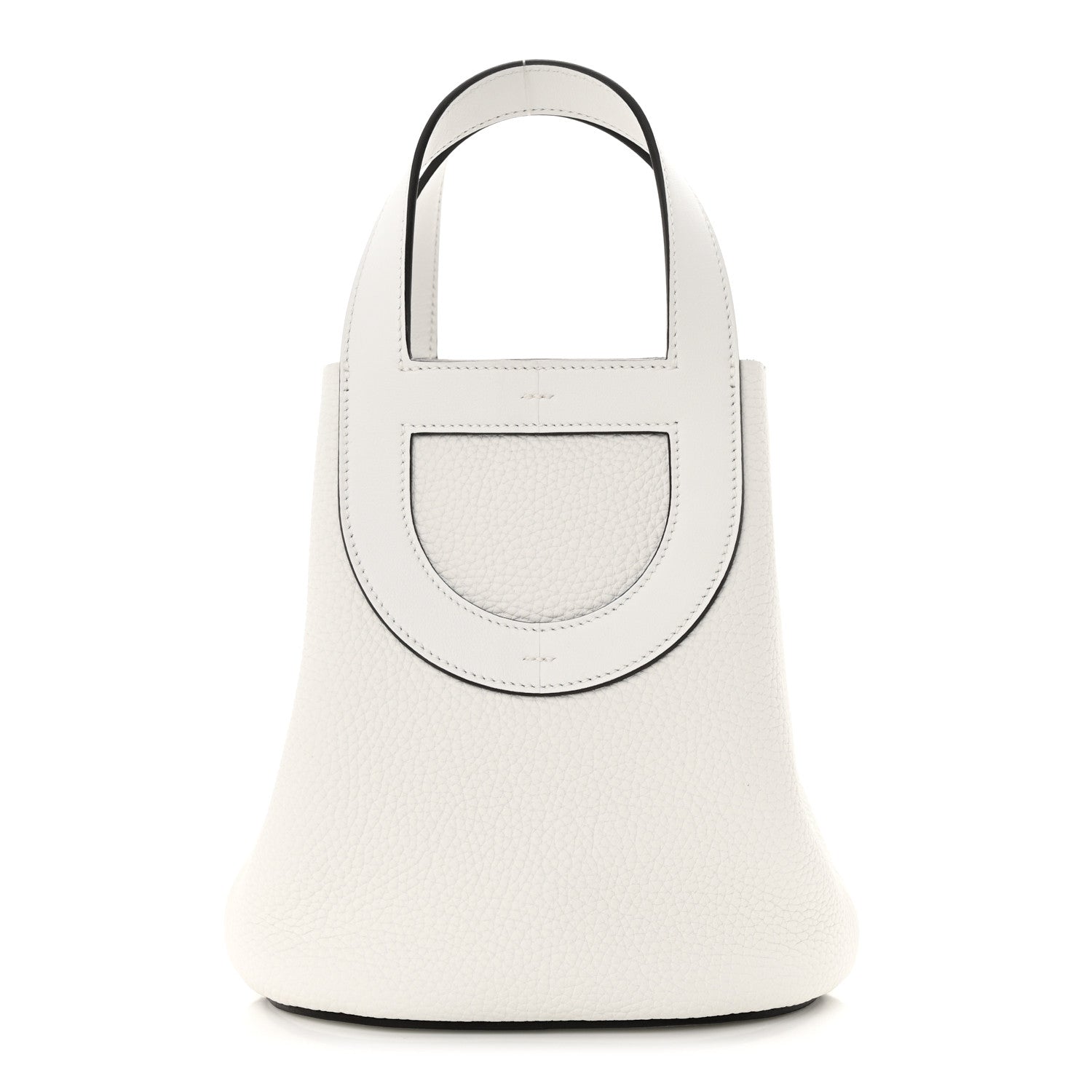 Hermes Taurillon Clemence Swift In-The-Loop 18 Bag New White 1 of 12