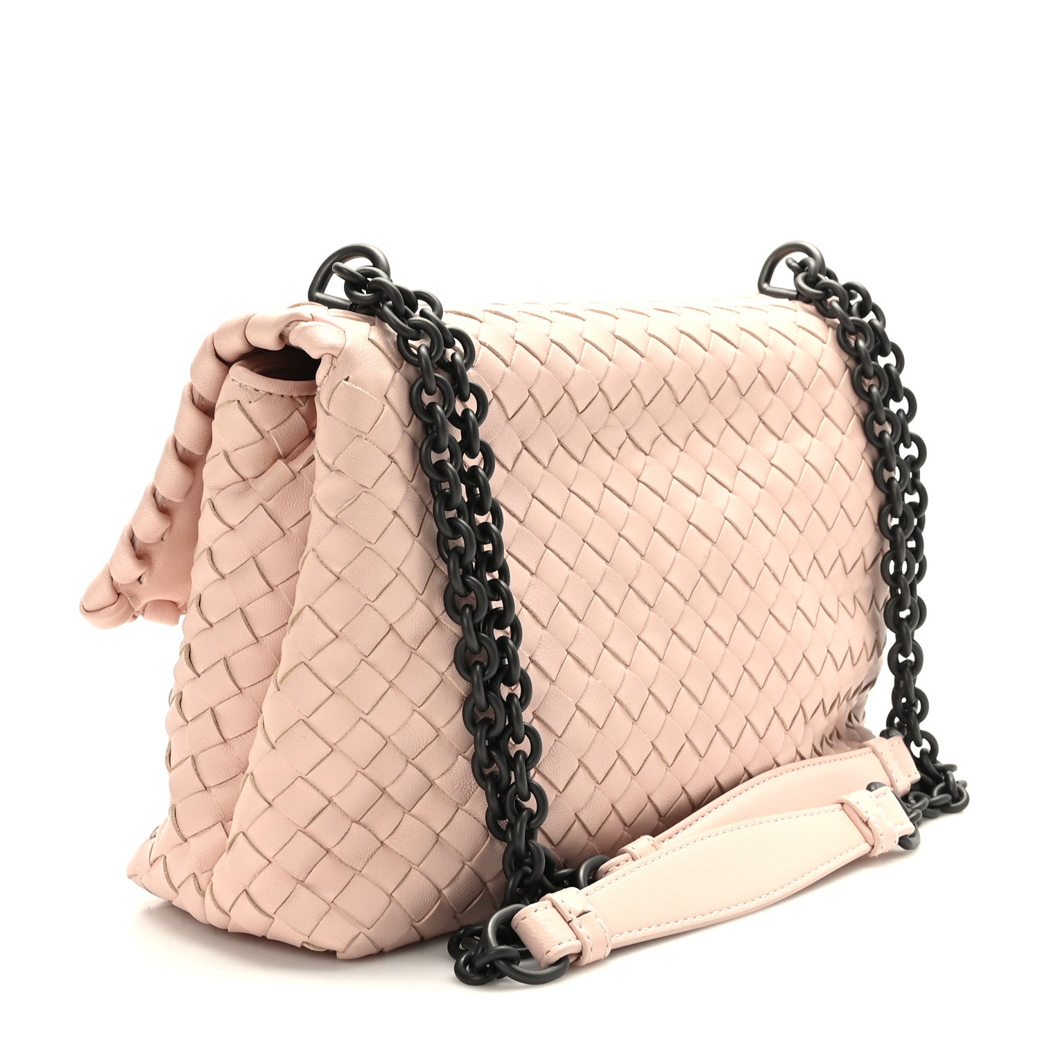 Bottega Veneta Nappa Intrecciato Small Olimpia Shoulder Bag Petale 3 of 8