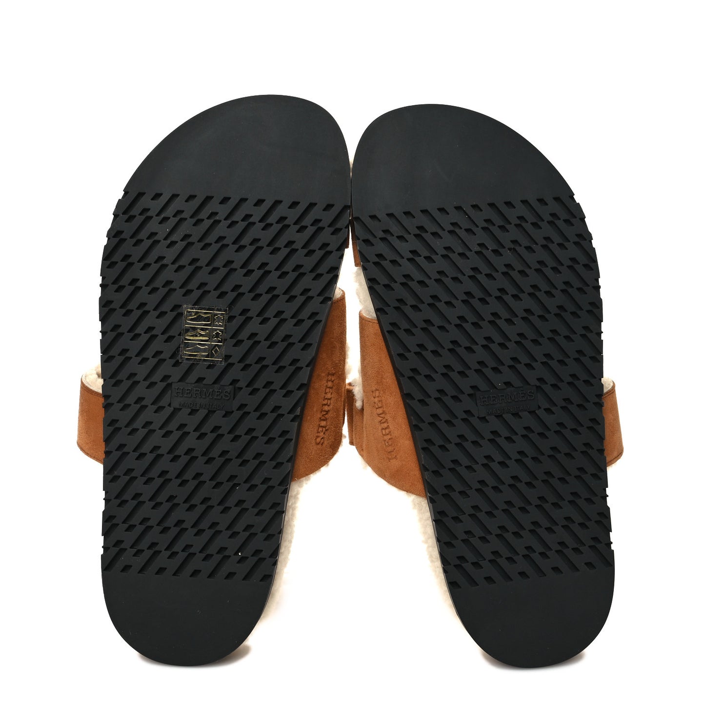 Suede Goatskin Woolskin Womens Chypre Sandals 36 Naturel Ecru