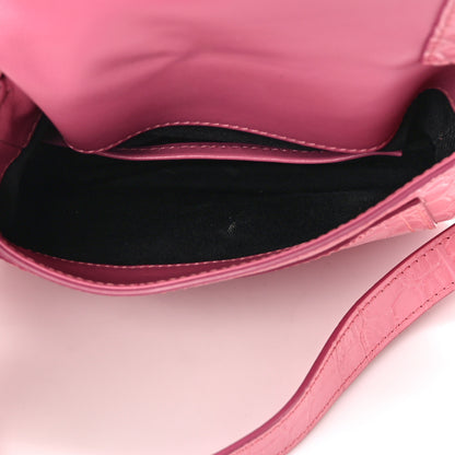 Tom Ford Calfskin Croc-Embossed Mini Jennifer Pink 5 of 11