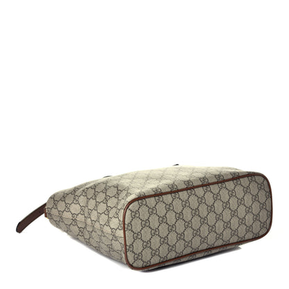 Gucci Soft GG Supreme Monogram Small Crossbody Tote Beige Cuir 5 of 11