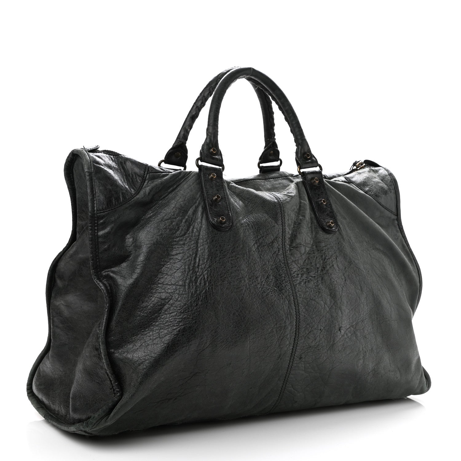 Balenciaga Agneau Classic Hardware Weekender Black 3 of 23