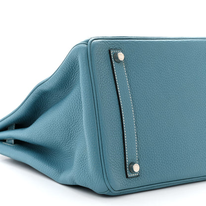 Hermes Togo Birkin 35 Blue Jean 9 of 10
