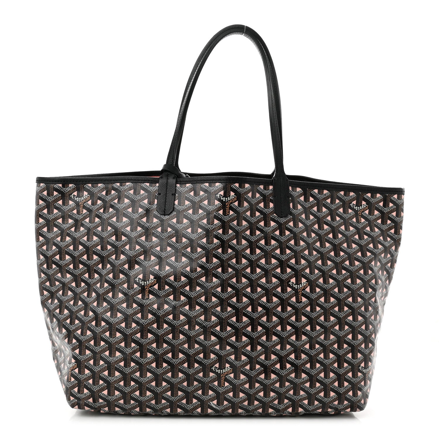 Goyard Goyardine Saint Louis Claire Voie PM Black Pink 3 of 13