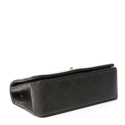 Chanel Lambskin Quilted Mini Flap Dark Green 4 of 12