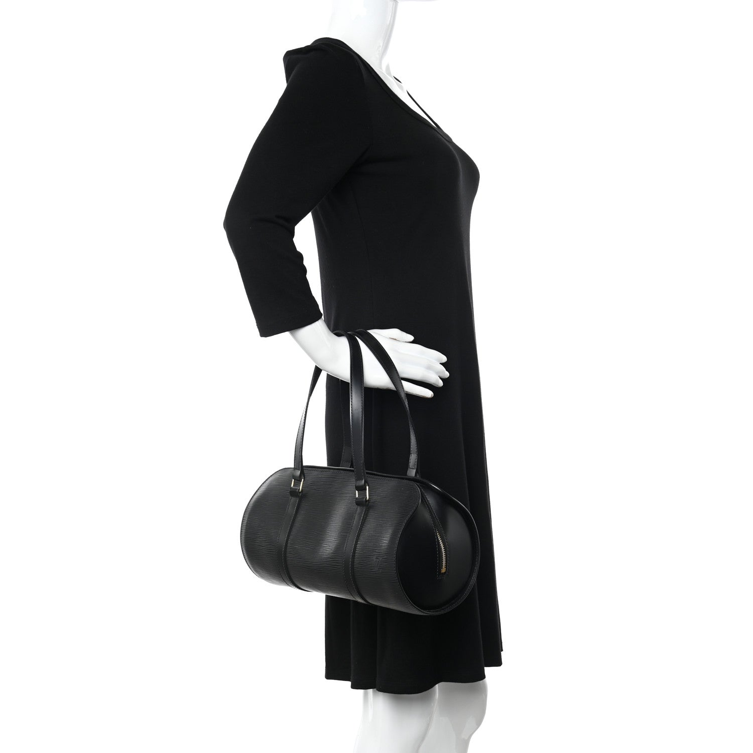 Louis Vuitton Epi Soufflot Black 2 of 17