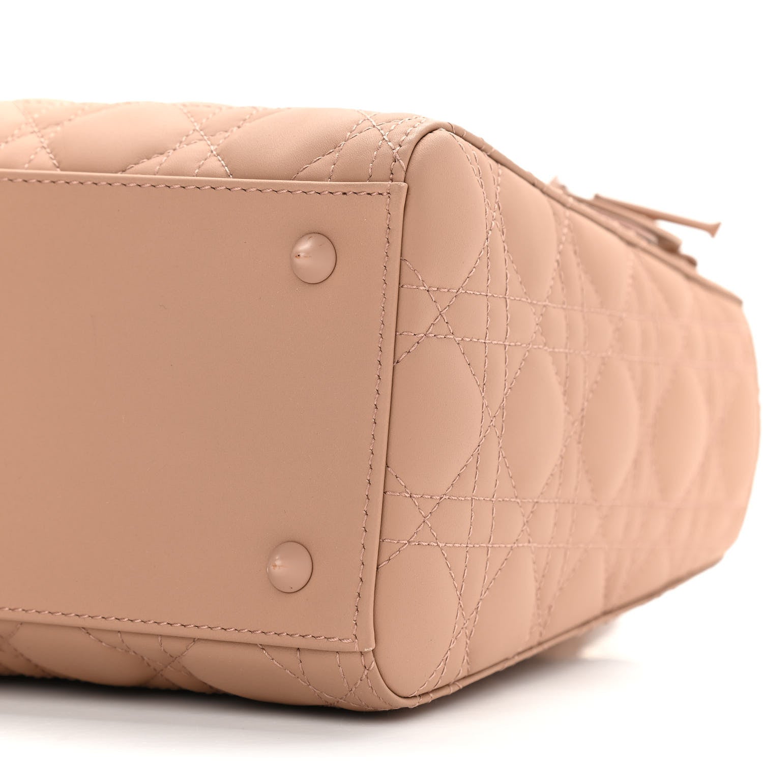 Christian Dior Ultra Matte Calfskin Cannage Medium Lady Dior Beige 10 of 10