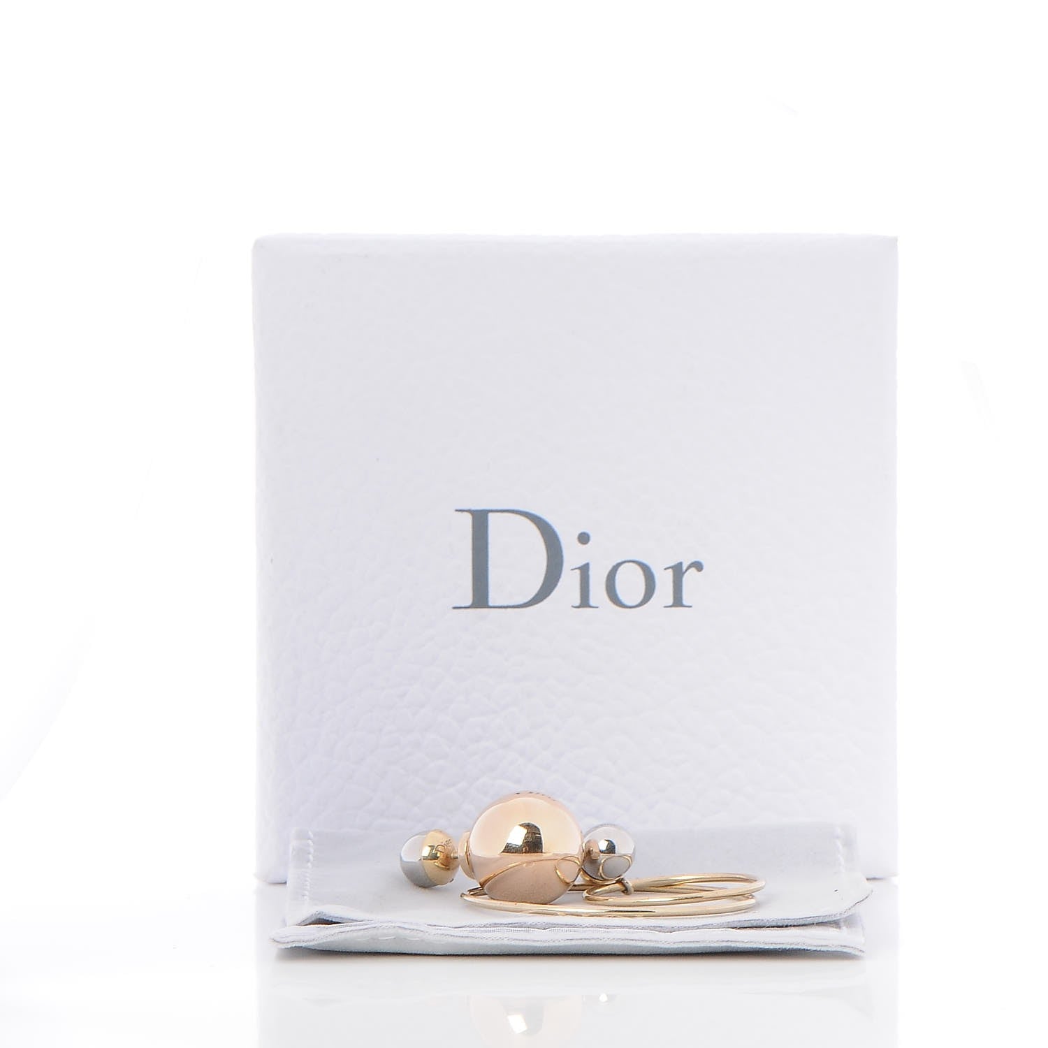 Christian Dior Pearl Mise En Dior Tribal Hoop Earrings 6 of 6