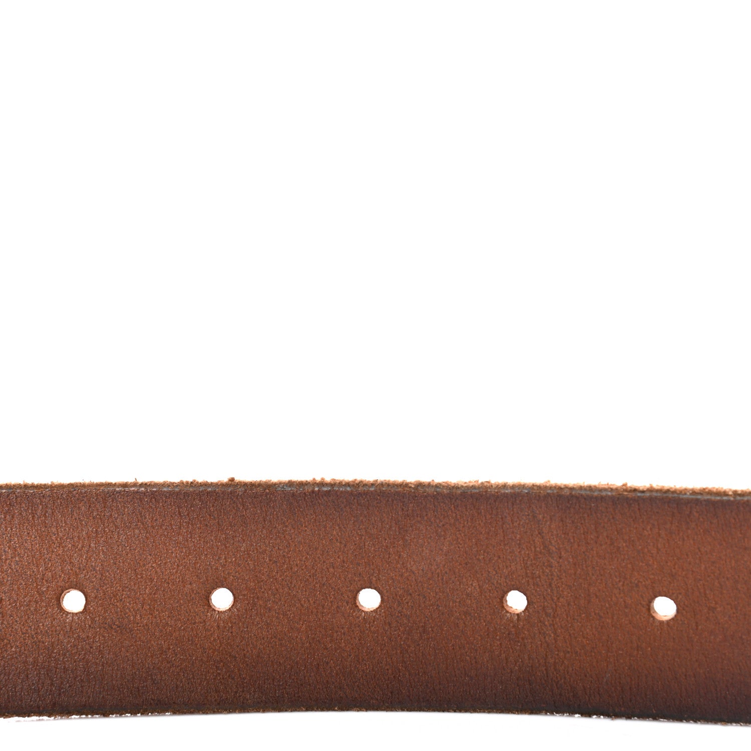 Gucci Faded Calfskin Double G 40mm Belt 80 32 Cuir 3 of 5
