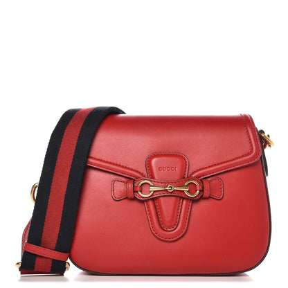 Gucci Ruinart Calfskin Medium Lady Web Shoulder Bag Hibiscus Red 1 of 8
