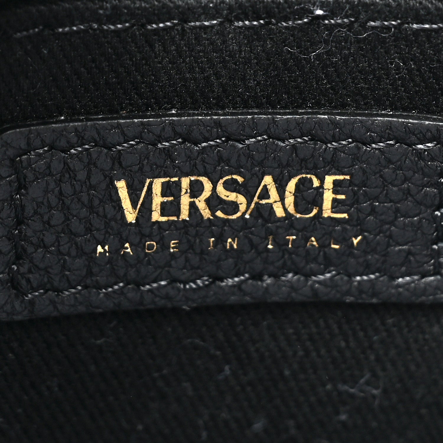 Versace Calfskin La Medusa Round Camera Bag Black 6 of 8
