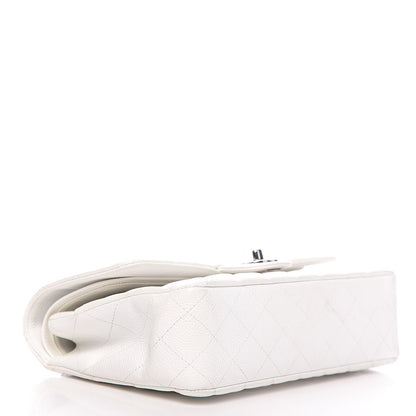 Chanel Caviar Quilted Medium Double Flap White 3 of 16