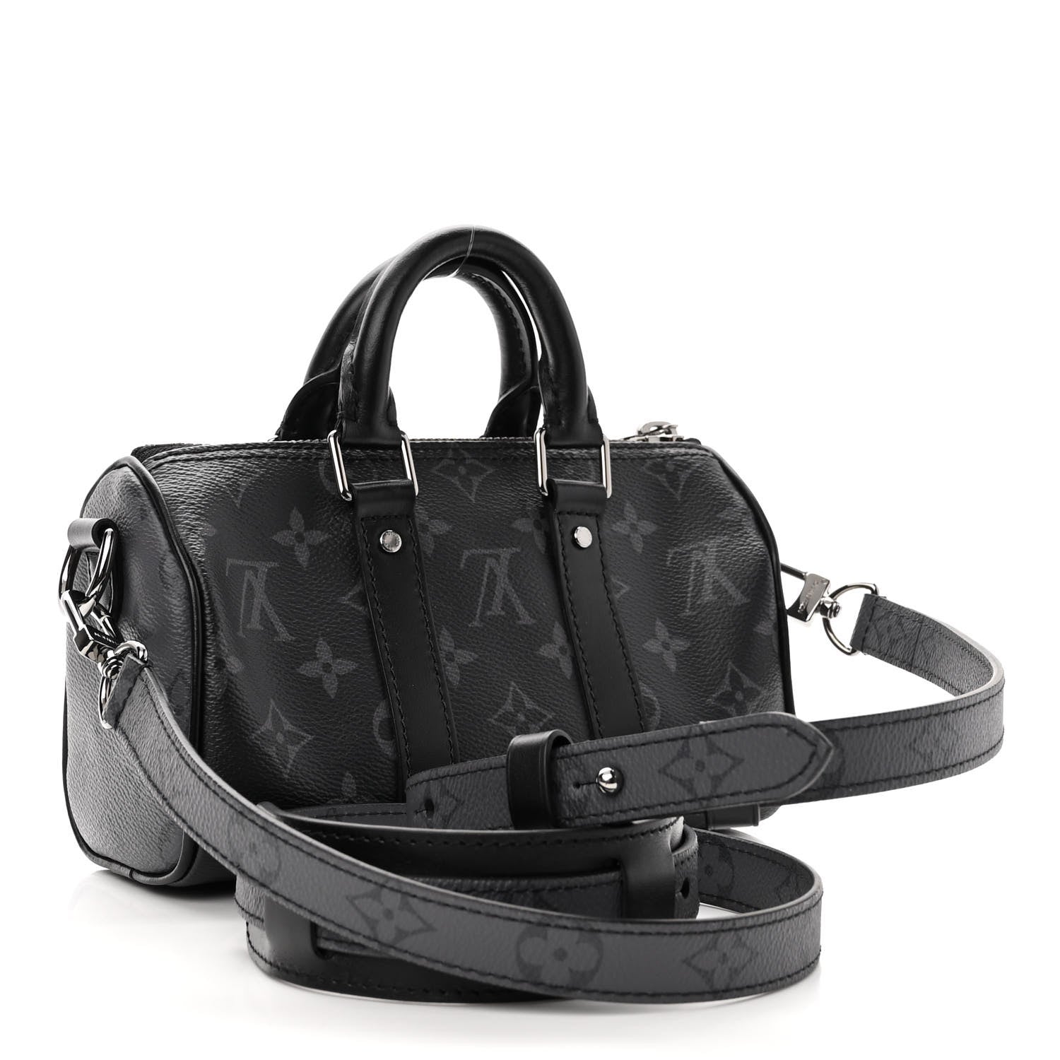 Louis Vuitton Reverse Monogram Eclipse Keepall XS Black 3 of 10
