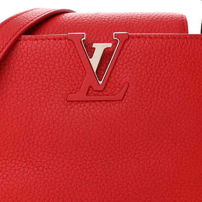 Louis Vuitton Taurillon Capucines BB Rubis 9 of 11