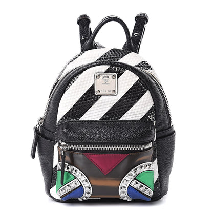 MCM Visetos PVC Mini Roboter Series Backpack Multicolor 1 of 12