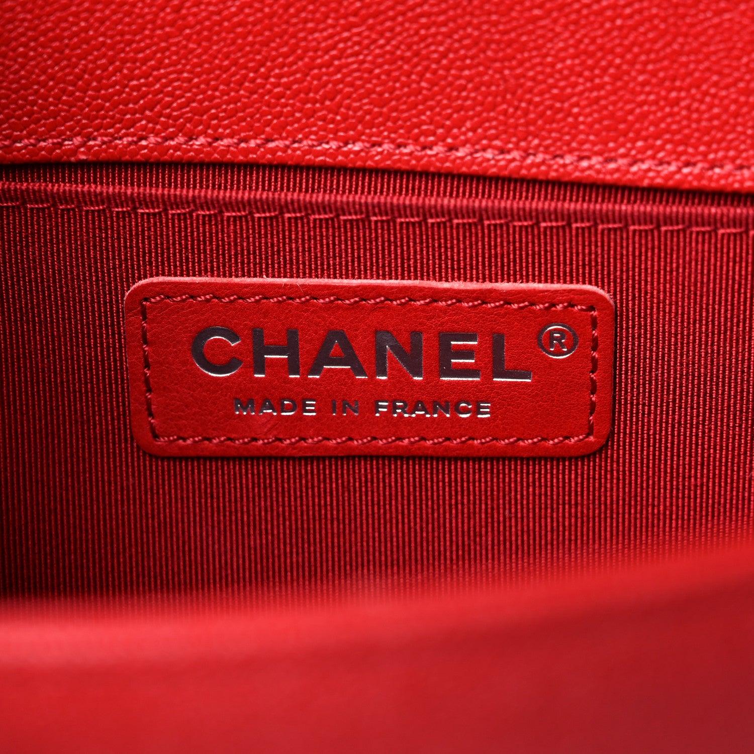 Chanel Caviar Quilted Small Boy Flap Dark Red 6 of 16