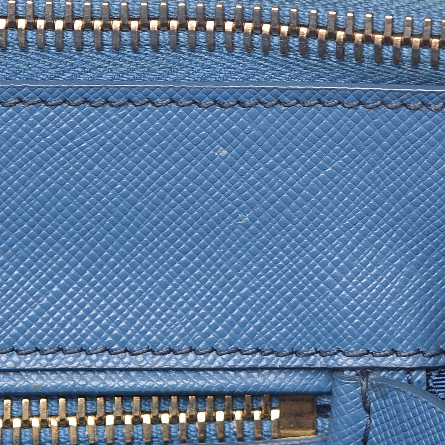 Saffiano Large Galleria Double Zip Tote Cobalto