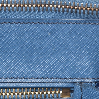 Prada Saffiano Large Galleria Double Zip Tote Cobalto 8 of 16