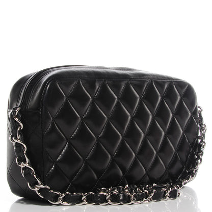 Chanel Lambskin Quilted Timeless Camera Case Black 3 of 8