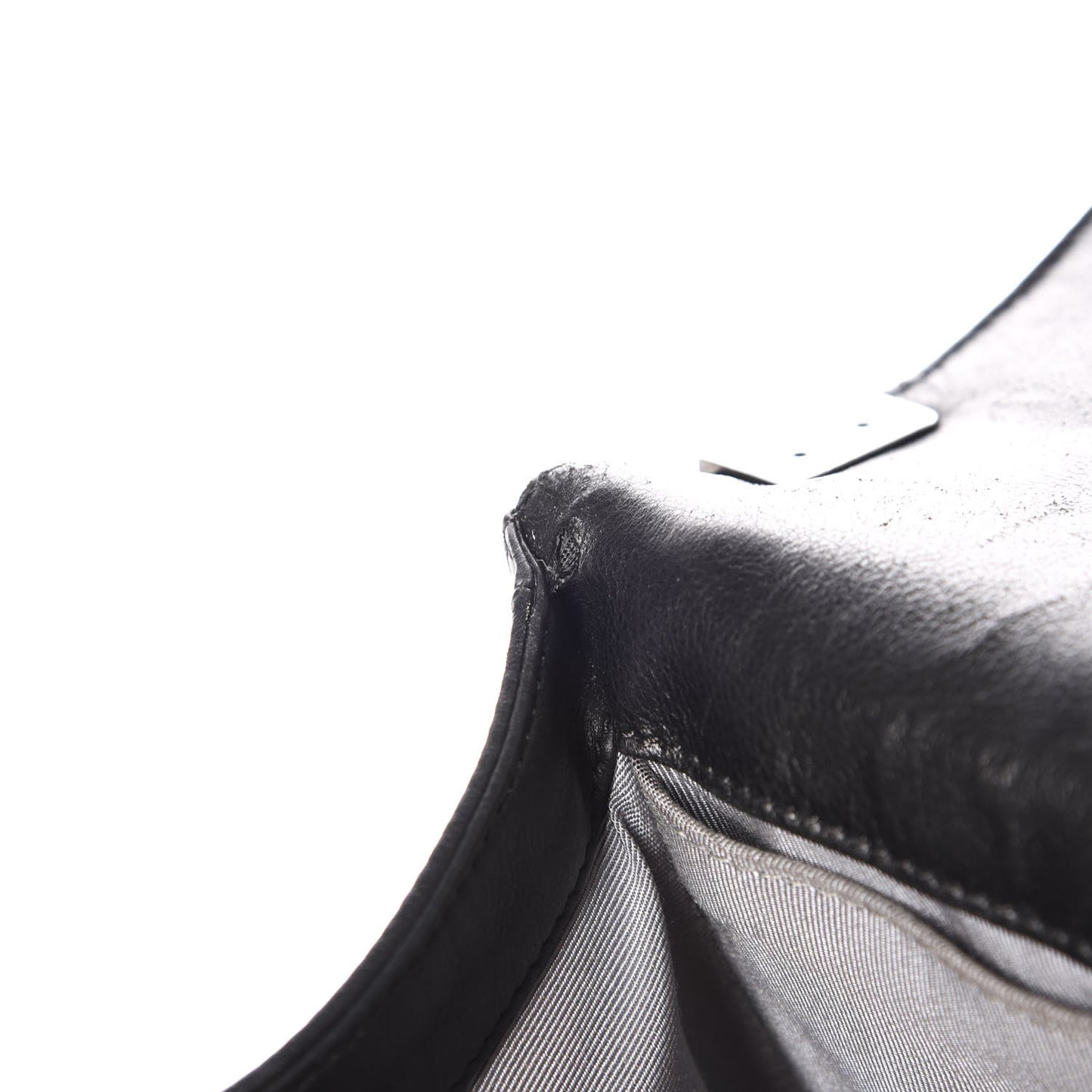 Calfskin Quilted Medium Boy Flap Black