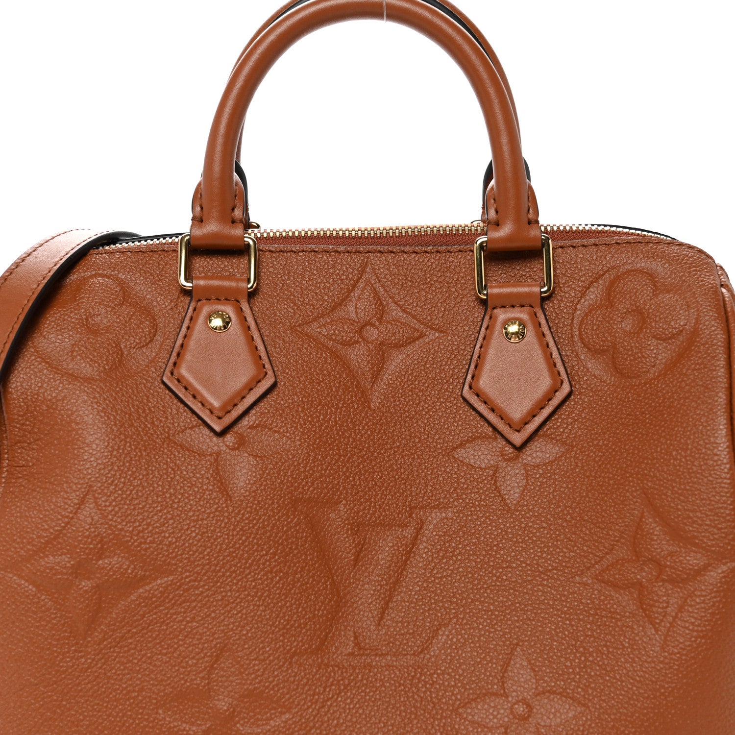 Louis Vuitton Empreinte Monogram Giant Speedy Bandouliere 25 Cognac 7 of 9