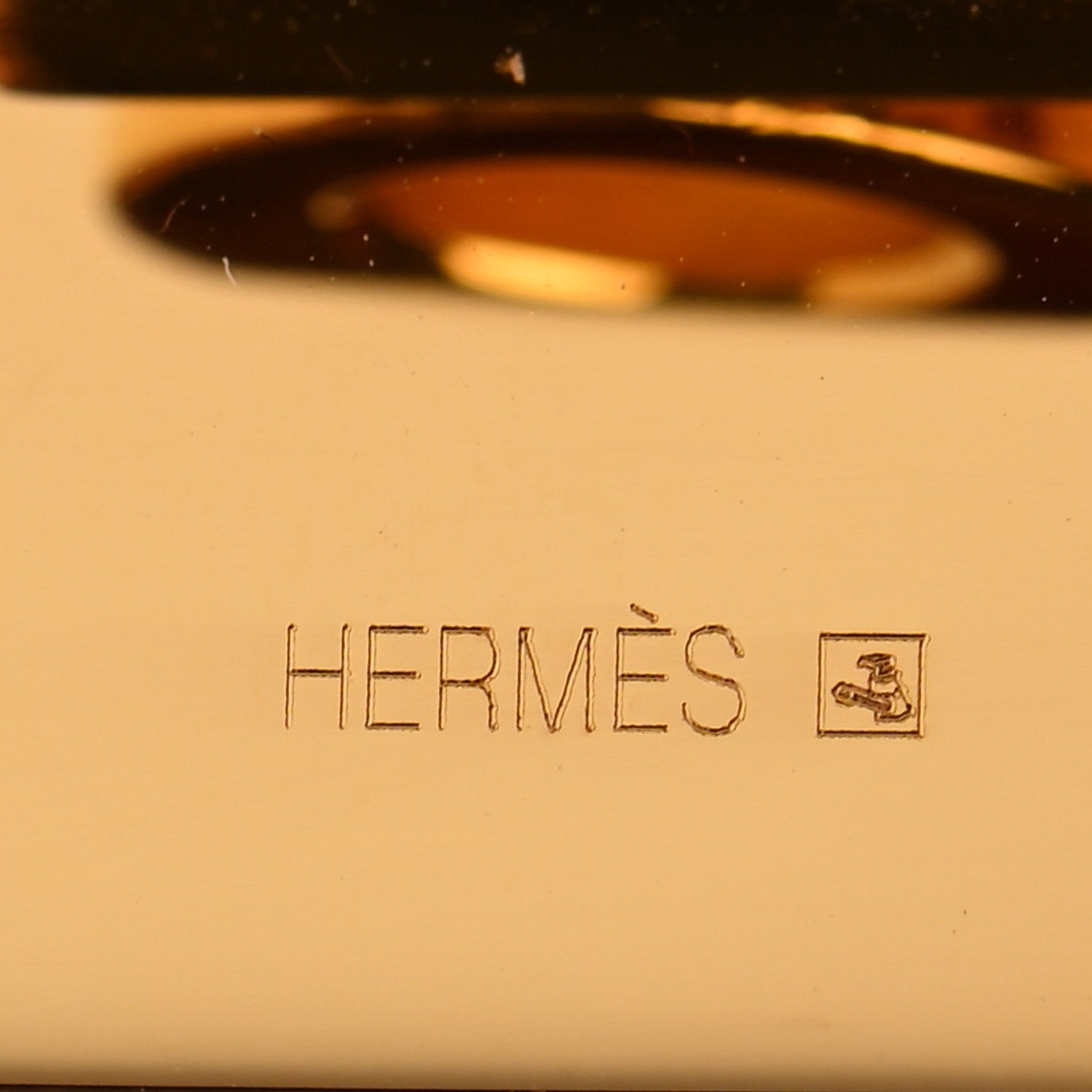 Hermes Epsom Kelly Dog Bracelet White 3 of 6