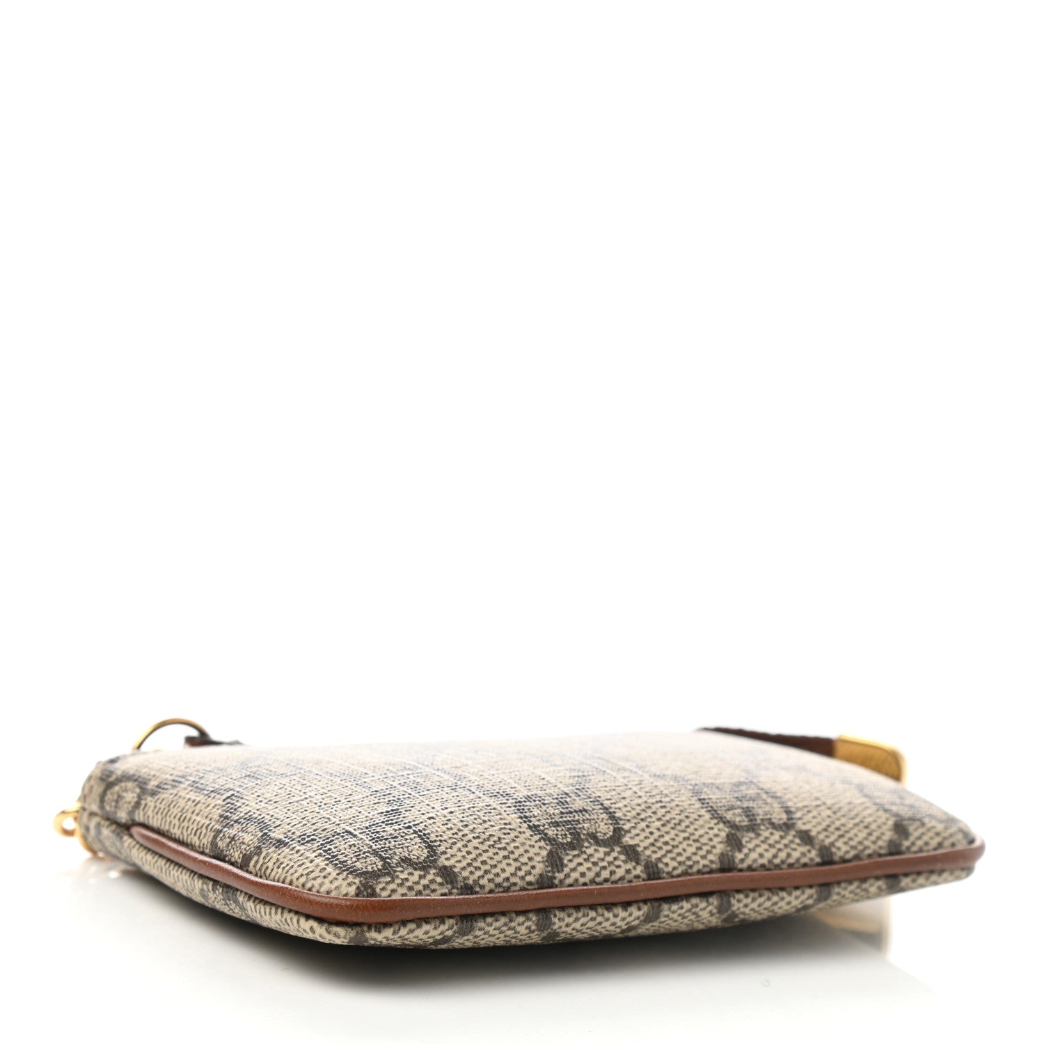 Gucci GG Supreme Monogram Key Case Beige Ebony Cuir 4 of 8