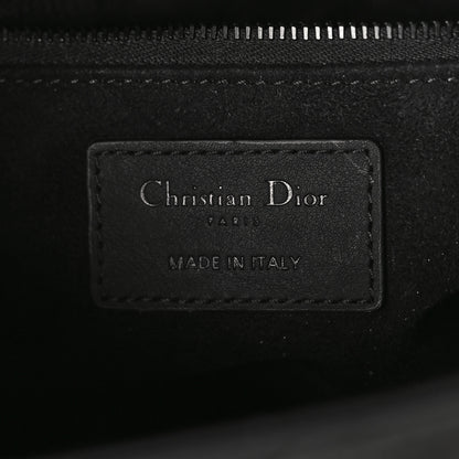 Christian Dior Ultra Matte Calfskin Cannage Medium Lady Dior Black 6 of 8
