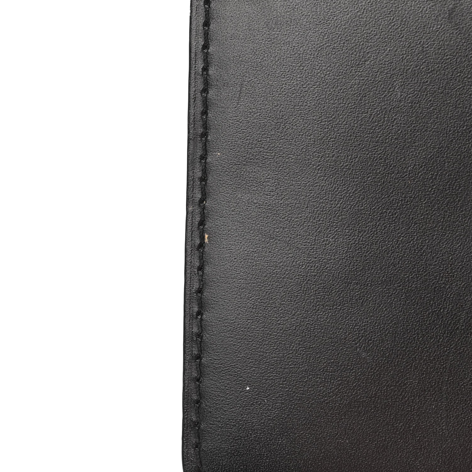 Louis Vuitton Calfskin Chain Louise MM Black 10 of 11