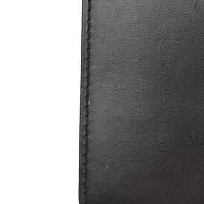 Louis Vuitton Calfskin Chain Louise MM Black 10 of 11
