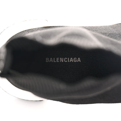 Balenciaga Neoprene Knit Womens Speed Sneakers 37 Black White 8 of 15